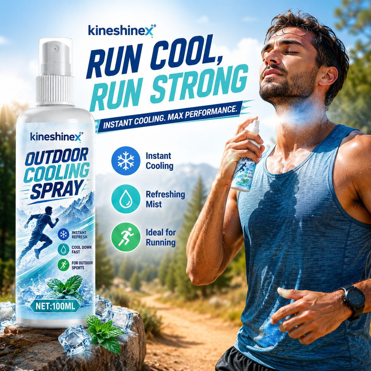 Outdoor Sport Gear - Dış Mekan Soğutma Spreyi 100ml –