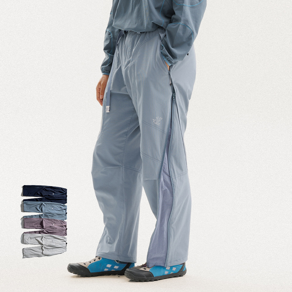 Outdoor Sport Waterproof Pants - Yan Fermuar Açık Spor Su Geçirmez