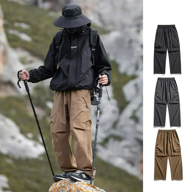 Outdoor Sport Waterproof Pants - Erkek Tırmanma Pantolonu Rüzgar Geçirmez Yağmur