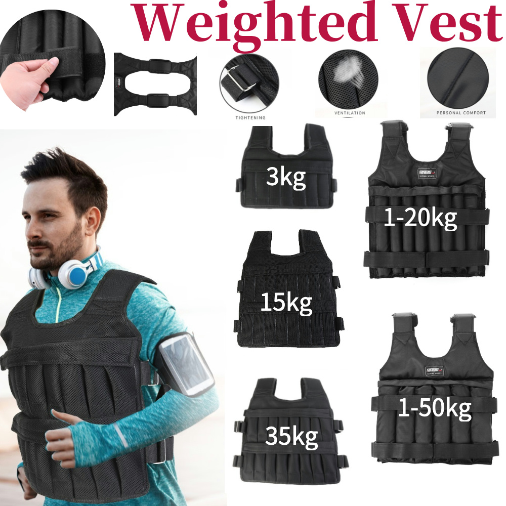 Outdoor Sport Jacket - 3/15/35kg Egzersiz Ağırlık Ceketi Ayarlanabilir Egzersiz