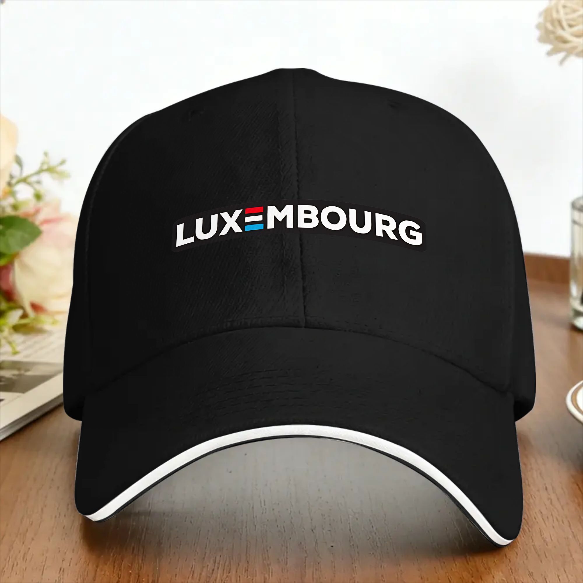 Outdoor Sport Luxembourg - Soyut Fırça Darbesi Lüksemburg Ulusal Bayrağı