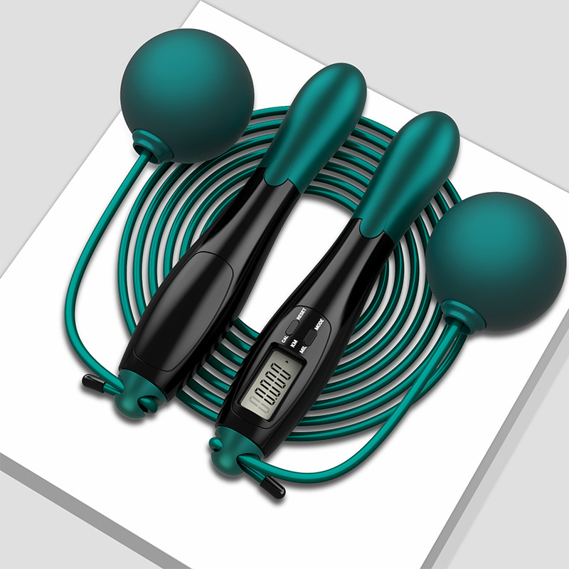 Speed Skipping Rope - Ayarlanabilir Dijital Sayıcılı Çelik Kablolu Atlama