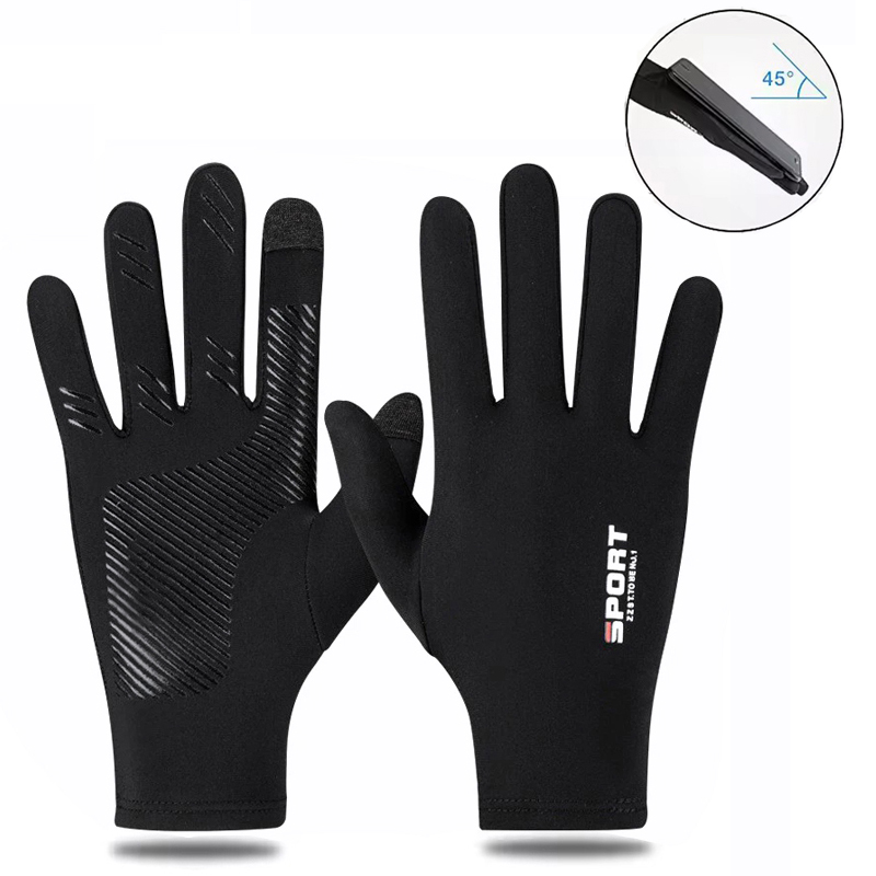 Horse Riding Glove - Yazlık Buz İpeği Dokulu Dokunmatik Ekranlı