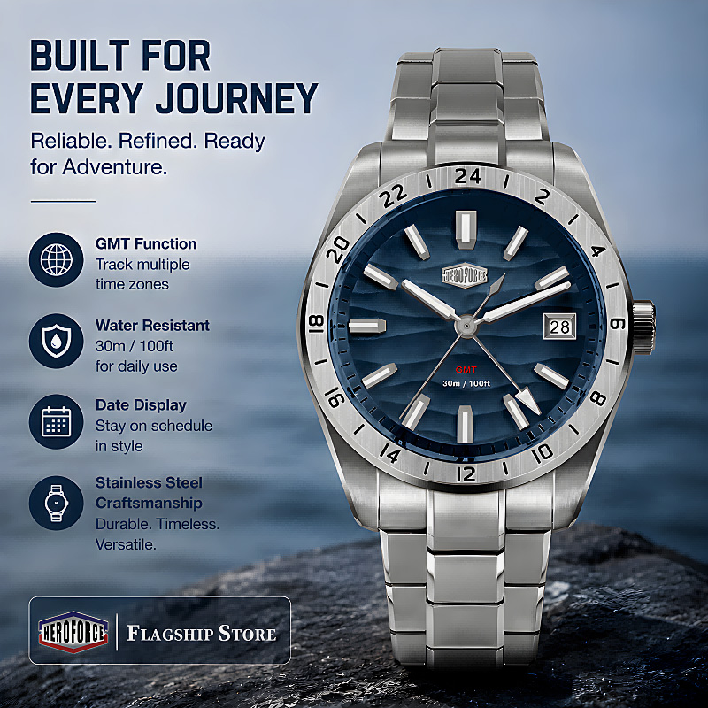 Outdoor Sport Smart Watch - HEROFORCE Yeni Su Geçirmez Aydınlık Kuvars