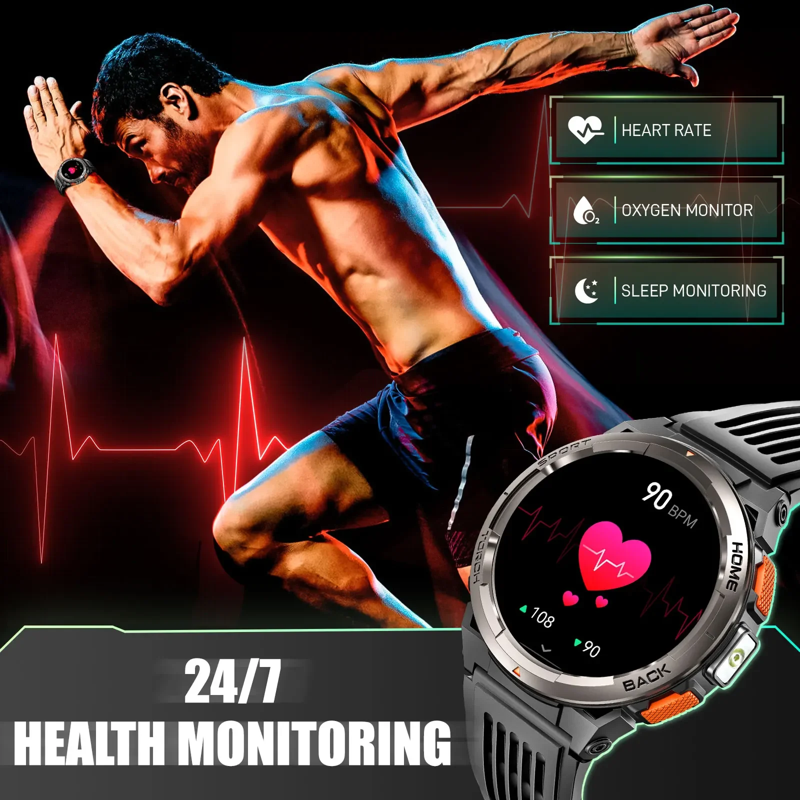 EIGIIS akıllı saat KE5 2024 3A - Outdoor Sport Smart Watch incelemesi ve fiyatı