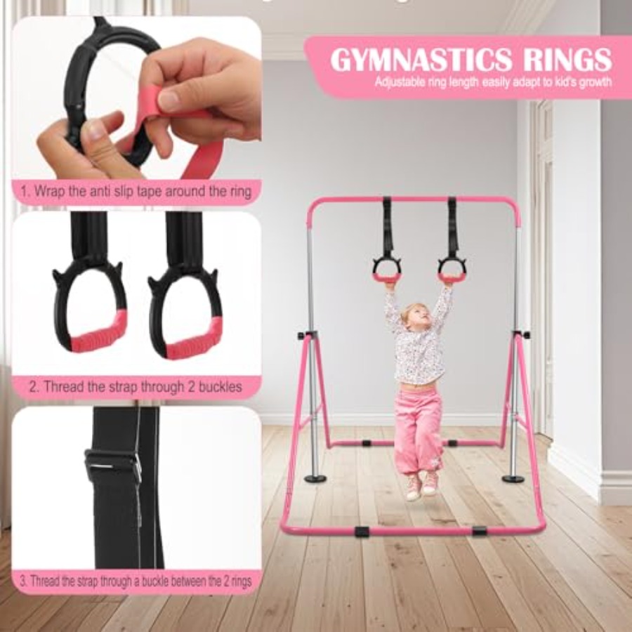 3-10 yaş arası çocuklar için e - Gymnastic Bar Home incelemesi ve fiyatı