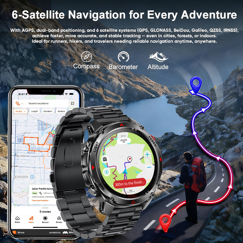 T-Rex 3 Pro Askeri Sınıf AGPS  - Outdoor Sport Smart Watch incelemesi ve fiyatı