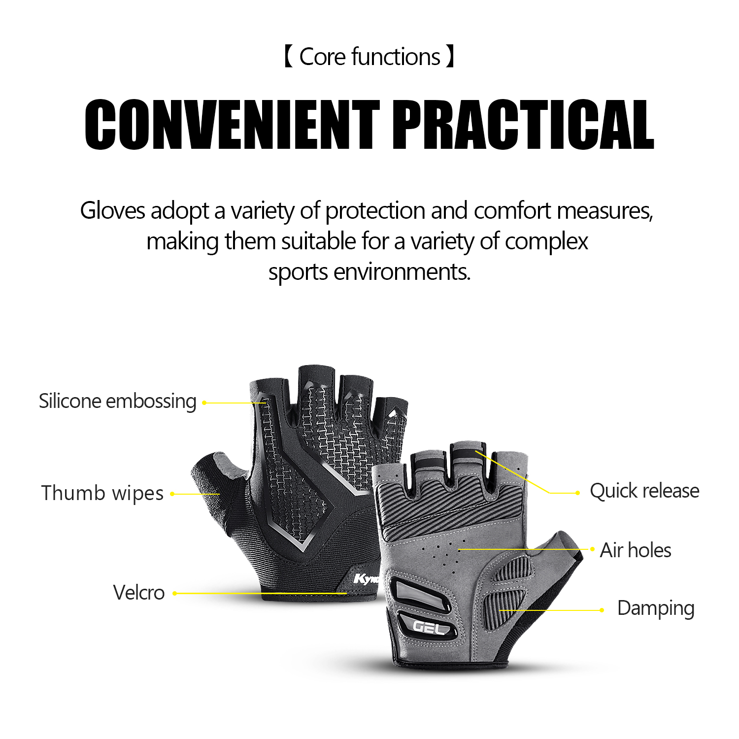 Kymc Yarım Parmak Bisiklet Eld - Mtb Elbow Pad incelemesi ve fiyatı